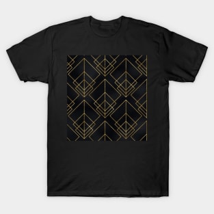 HowTo. Gold&Black Pattern T-Shirt